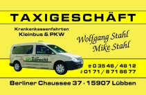 Taxigesch&auml;ft Stahl